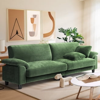 Emerald Green Sofa — 84 Inch Modern