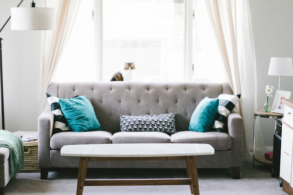 Memory Foam Floor Sofa — Folding Lounger Cream
