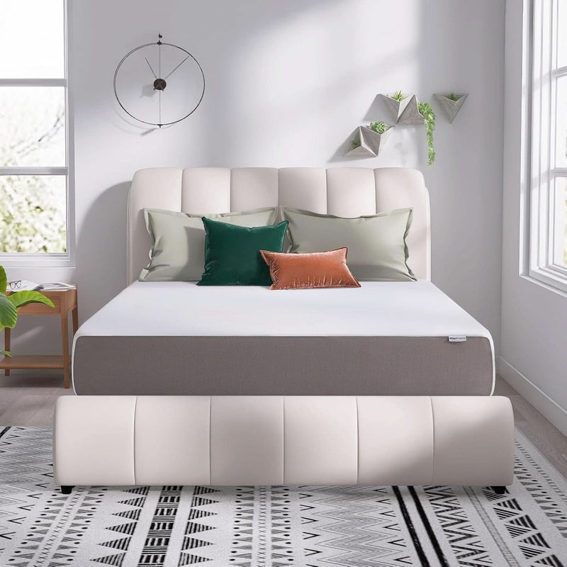 King Farmhouse Solid Wood Platform Bed — Espresso
