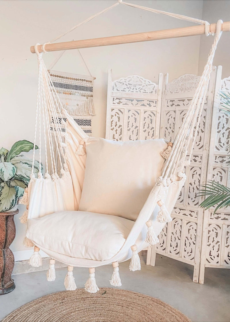 Hammock Chair with Stand — Boho Natural